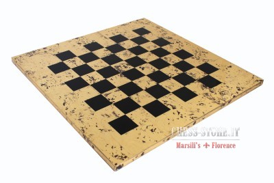 Solid Brass Pieces and Chess Table with Inlaid Briar Elm Board - Chessmove