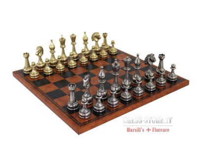 Professional Series Resin Chess Set with Gold & Silver Pieces