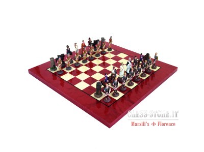 Animal Kingdom Themed Chessmen & Exotic Board Chess Set - Fancy Chess