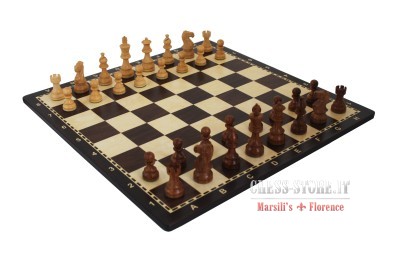  The Veles Chess Set, Wooden Handmade European Chess Pieces, 2.3  Inch Tall King, Storage Chess Board 11.75 x 11.75 Inch, ChessCemtral's  Carpathian Collection Board Game : Toys & Games