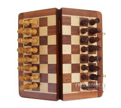 Set di scacchi da viaggio in pelle testurizzata Panama SMYTHSON da donna