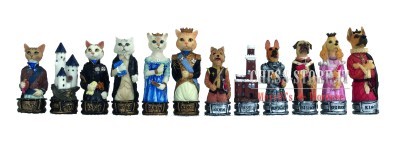 CHESS PIECES MADE IN PAINTED RESIN online