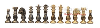 CHESS PIECES MADE IN SOLID BRASS AND WOOD online